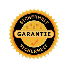 Siegel Sicherheit Garantie