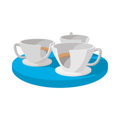 Obraz premium Carousel cartoon icon