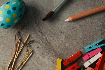 Easter egg and coloring tools