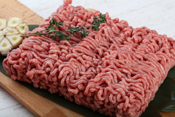 Micned raw Beef