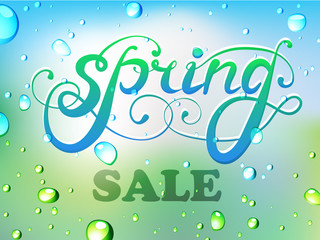 Spring Sale Background