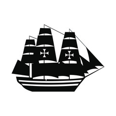 Columbus ship icon