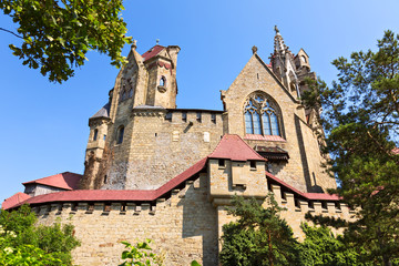 Burg Kreuzenstein is a castle near Leobendorf in Lower Austria,