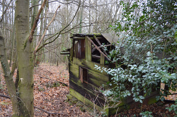 Alte Hütte im Pfälzer Wald