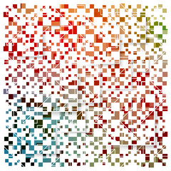 Abstract geometric template