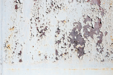 Old painted metal texture with traces of rust.
