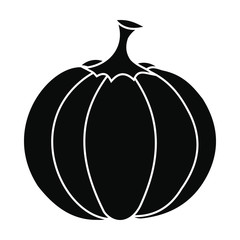 Pumpkin icon black