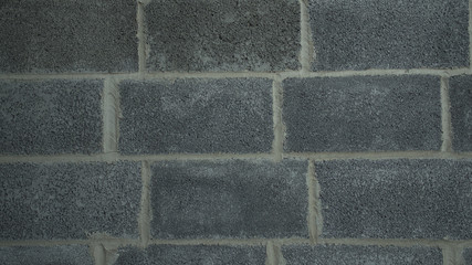 Concrete block wall background & texture.