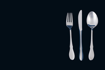 Klassische Besteck Anordnung