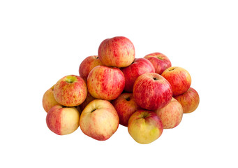 Ripe summer red apples