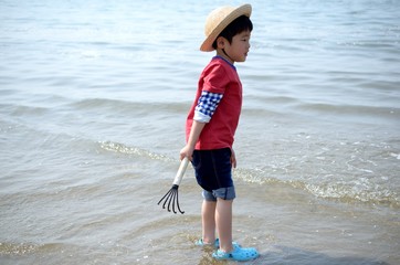 潮干狩り