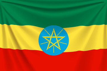 back flag ethiopia