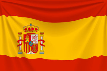 back flag spain