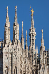Milan Cathedral in Milan, Lombardy, Italy.