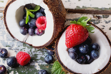 Berries in Coconut