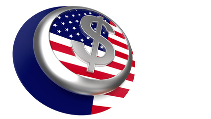 Naklejka premium Dollar