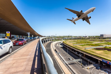 Fototapeta premium airport in Beijing china