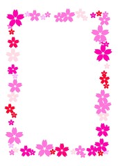 桜フレーム(ピンク)