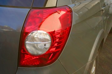 Rücklicht eines Autos, Personenwagens 