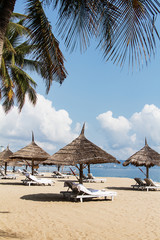 tropical beach and sea