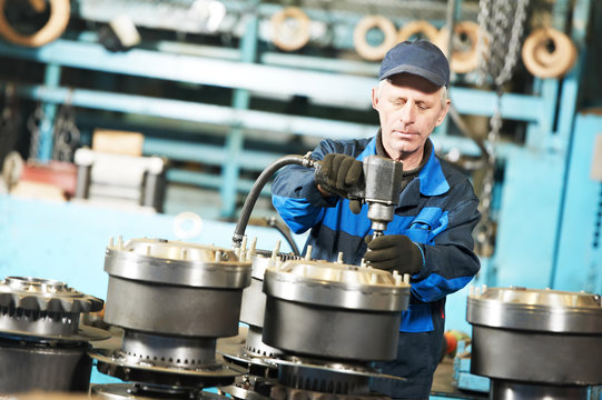 assembler worker at tool workshop