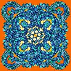 Hand drawn vector doodle mandala