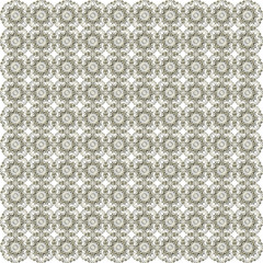 Golden seamless ornate pattern. Seamlessly tiled golden floral complex, fanciful ornament. No background. Made by means of one of openclipart.org elements.