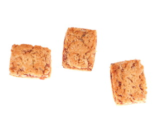 cookies on a white background