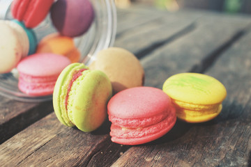 Macaroons colorful