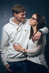 Fröhliches Pärchen