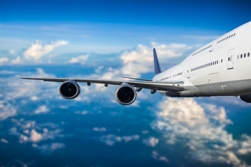 Airplane in the sky