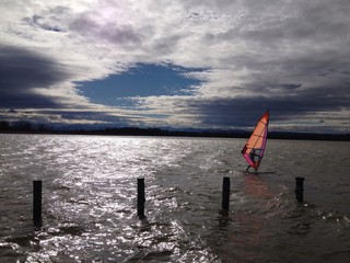 Windsurfen am Ammersee