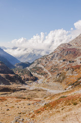 Meiringen, Dorf, Bergdorf, Haslital, Sustenstrasse, Sustenpass, Susten, Passstrasse, Bergpass, Alpenpass, Schweizer Berge, Alpen, Wanderferien, Herbst, Berner Oberland, Schweiz