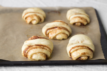sweet rolls with cinnamon and cardamom