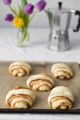 sweet rolls with cinnamon and cardamom