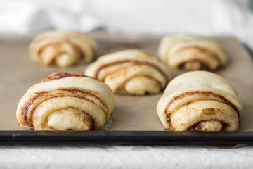 sweet rolls with cinnamon and cardamom