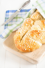Frisch gebackener Hefezopf