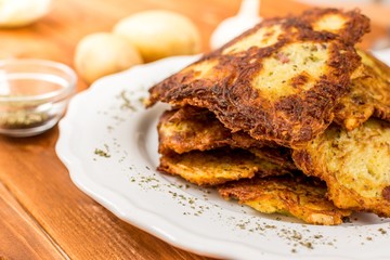 Fried potato pancake