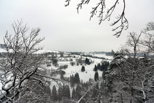 Pulcin village from Zamcisko