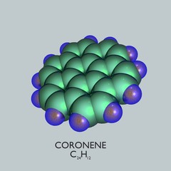 Coronene molecule 