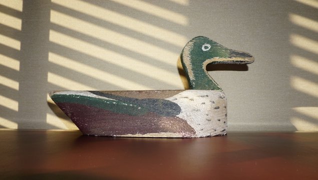 Wooden Mallard Duck Decoy