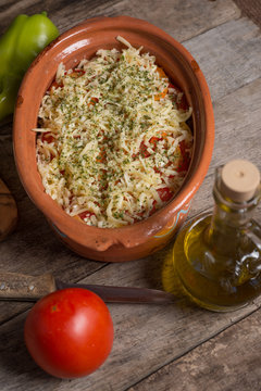 Uncooked Greek speciality Bujurdi