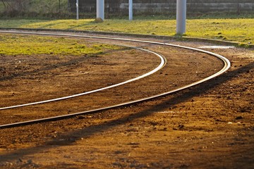 Tram tracks, Czech Republic