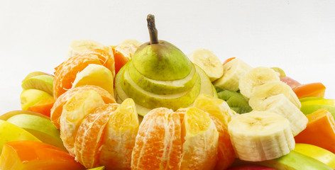 Assortment of exotic fruits