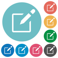 Flat editbox icons