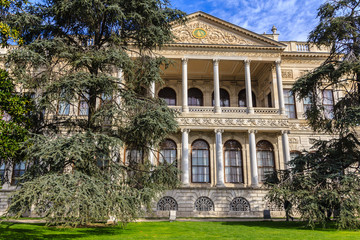 Dolmabahce palace facade