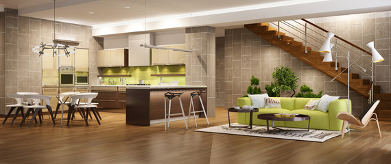 Modern house interior