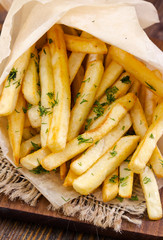 French fries with dill