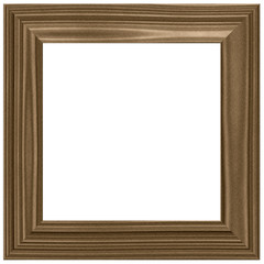 wood frame isolated on white