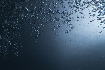 air bubbles in water background
